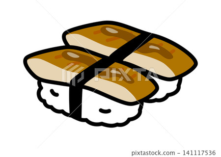 Conger eel sushi Conger eel sushi 141117536
