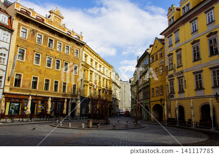 Street Scene, Prague, Czech Republic Street Scene, Prague, Czech Republic 141117785