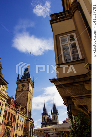 Street Scene, Prague, Czech Republic Street Scene, Prague, Czech Republic 141117791