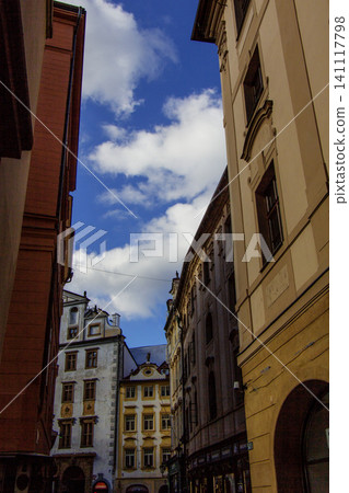 Street Scene, Prague, Czech Republic Street Scene, Prague, Czech Republic 141117798