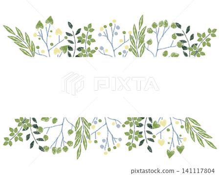 Botanical top and bottom frames/header and footer background material with a colored pencil touch. Botanical top and bottom frames/header and footer background material with a colored pencil touch. 141117804