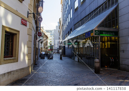 Street Scene, Prague, Czech Republic Street Scene, Prague, Czech Republic 141117838