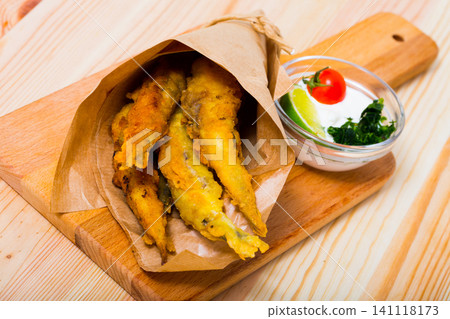 Fish Chips - batter-fried Sardines Fish Chips - batter-fried Sardines 141118173