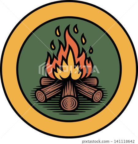 camping, icon, vector 141118642