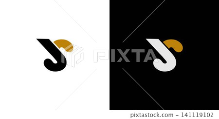 Unique and strong letter SS initials logo design 141119102