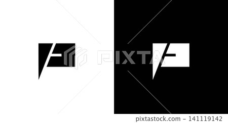 Modern and strong letter P initials logo design Modern and strong letter P initials logo design 141119142
