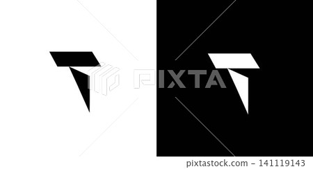 Modern and strong letter T initials logo design Modern and strong letter T initials logo design 141119143