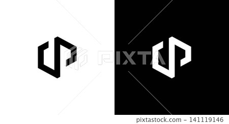 Modern and strong letter UP initials logo design Modern and strong letter UP initials logo design 141119146