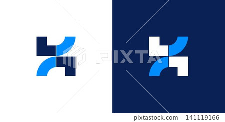 Stong and unique letter H initials logo design Stong and unique letter H initials logo design 141119166