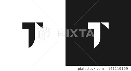 Unique and modern letter T initials logo design Unique and modern letter T initials logo design 141119169