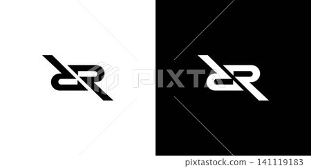 Modern and unique letter RR initials logo design Modern and unique letter RR initials logo design 141119183
