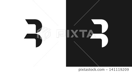 unique and strong letter B initials logo design 141119209
