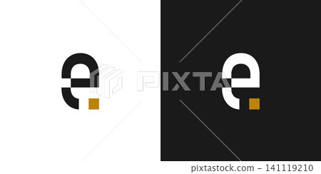 Unique and strong letter E initials logo design Unique and strong letter E initials logo design 141119210