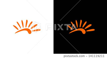 Unique and unique Sun logo design Unique and unique Sun logo design 141119211