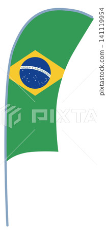 Brazil Flag Icons and Pennants Set for Independence Day and Sports Events Brazil Flag Icons and Pennants Set for Independence Day and Sports Events 141119954