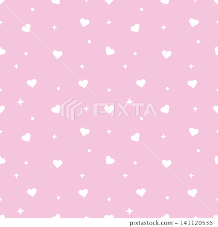 Cute Kawaii Pastel Rose Pink Heart Seamless Pattern Cute Kawaii Pastel Rose Pink Heart Seamless Pattern 141120536