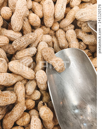 Peanuts In Shell With Metal Scooter Peanuts In Shell With Metal Scooter 141120576