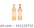 Hair Milk & Hair Oil Illustration Set 141120732
