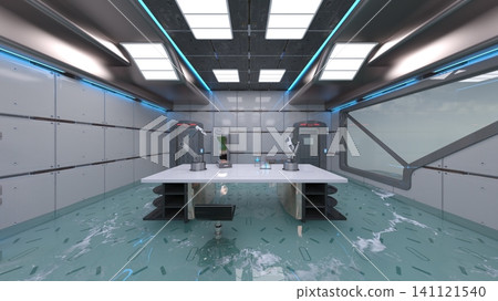 Conference room inside the spaceship 141121540