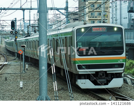 湘南新宿線E231系列 武藏小杉站 湘南新宿線E231系列 武藏小杉站 141121686