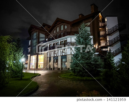 Beautiful building at night Beautiful building at night 141121959