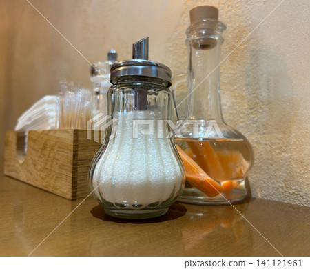 Seasonings on the dining table Seasonings on the dining table 141121961