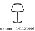 Simple lighting, light, and lamp icons 141121996