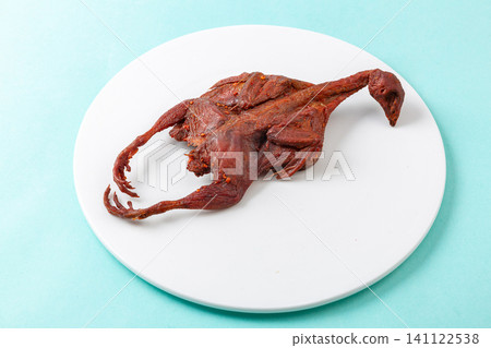 sichuan Spicy Roasted Quail (Mala Flavor), Traditional Chinese Street Food Specialty 141122538