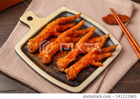 hunan Style Extra Spicy Chicken Feet Hot Chili Powder Sprinkled Poultry Claws Dim Sum hunan Style Extra Spicy Chicken Feet Hot Chili Powder Sprinkled Poultry Claws Dim Sum 141122663