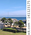 A view of the Akashi Kaikyo Bridge (vertical orientation) 141123175