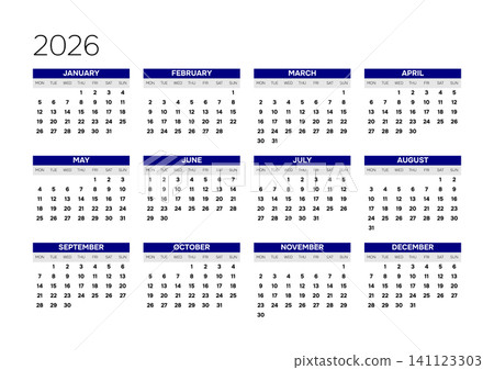 English 2026 Horizontal 4x3 Grid Creative Studio Swiss Grid Calendar Minimalist English 2026 Horizontal 4x3 Grid Creative Studio Swiss Grid Calendar Minimalist 141123303