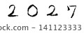 2027 Western calendar year Arabic numerals Era name New Year's card material 141123333