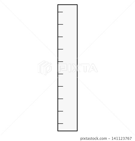 Ruler illustration material, icon 141123767