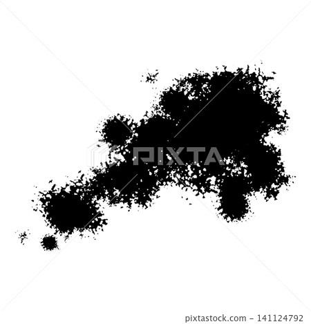 Illustration of black ink stains and splatters Illustration of black ink stains and splatters 141124792