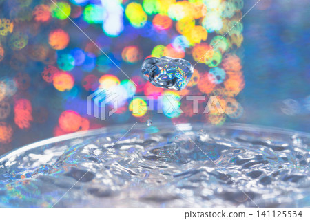 Water droplets like clouds Water droplets like clouds 141125534