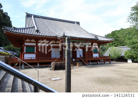 A view of the grounds of Kongoji Temple in Kawachinagano City, Osaka Prefecture. 141126531