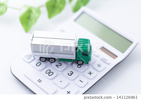 Truck and calculator Truck and calculator 141126961