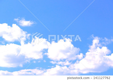 藍天白雲/背景素材 藍天白雲/背景素材 141127762