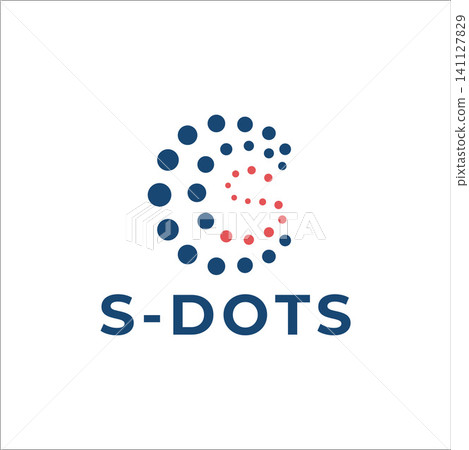 Connected S Initial Dots Logo Modern Network Brand Identity Connected S Initial Dots Logo Modern Network Brand Identity 141127829