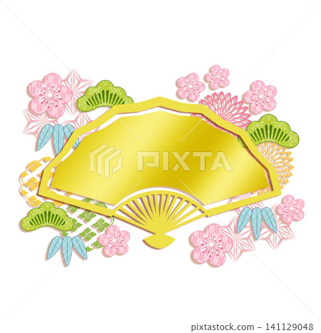 Japanese pattern background Japanese pattern background 141129048