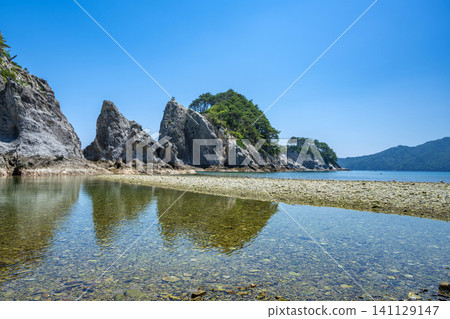 Iwate Prefecture, Jodogahama Beach, Mount Tsurugi Iwate Prefecture, Jodogahama Beach, Mount Tsurugi 141129147