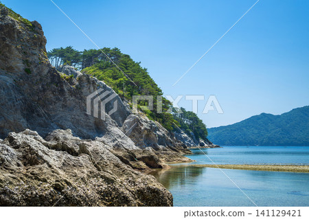 岩手縣淨土濱海灘景色 岩手縣淨土濱海灘景色 141129421