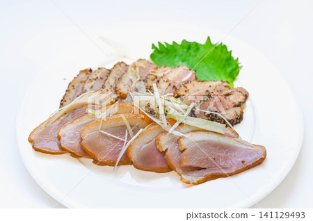 Duck breast and pastrami platter Duck breast and pastrami platter 141129493