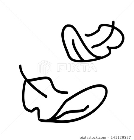 可愛的手繪風格羽毛插圖 可愛的手繪風格羽毛插圖 141129557