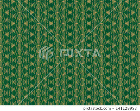 Dark green and imitation gold cloisonné tortoise shell background Dark green and imitation gold cloisonné tortoise shell background 141129958