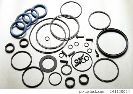 Rubber o-ring. Rubber sealing rings for joint seals. 141130034