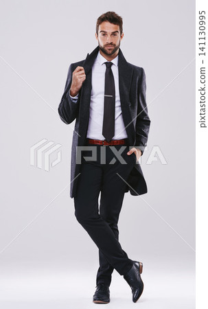 Face, fashion and portrait of man with suit for style, elegance and formal wear isolated on white background. Male person, gentleman or businessman with trendy clothes, class or work outfit in studio Face, fashion and portrait of man with suit for style, elegance and formal wear isolated on white background. Male person, gentleman or businessman with trendy clothes, class or work outfit in studio 141130995