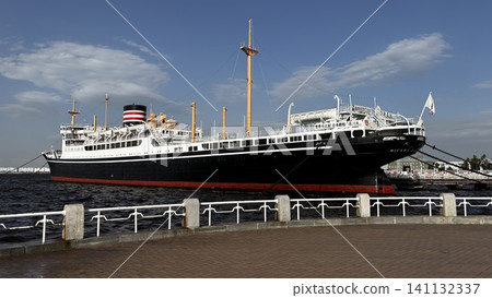 The NYK Hikawa Maru, preserved and displayed at Yokohama Port. The NYK Hikawa Maru, preserved and displayed at Yokohama Port. 141132337