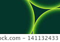 Abstract fluid liquid shapes with glowing organic bubbles, neon gradient background 141132433