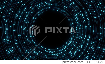Abstract Particle Data Flow Along Curved Trajectory with Dynamic Digital Motion and Network Energy Abstract Particle Data Flow Along Curved Trajectory with Dynamic Digital Motion and Network Energy 141132438